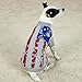 Zack & Zoey America's Pup Flag-Print Tee Shirt for Dogs, 16
