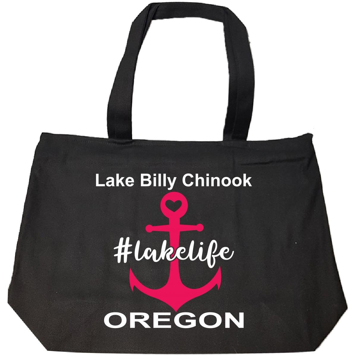 Amazon Com Lake Life Lake Billy Chinook Oregon Tote Bag With