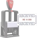 ZIGEL Heavy Duty Style Self Inking Date Stamp with