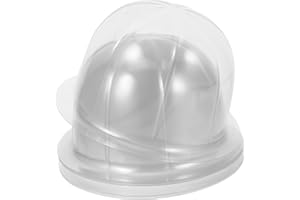 SOLUSTRE 10Pcs Transparent Baseball Hat Insert Display Rack Protective Hat Liner Insert for Dome-Shaped Hats Clear Cap Holder