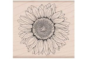 Hero Arts K6288 Wood Stamps, Hero Florals Sunflower