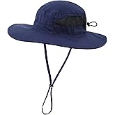 Connectyle Women's UPF 50+ Sun Hat UV Protection Wide Brim Bucket Hat Summer Beach Hats Fishing Hiking Outdoor Safari Hats