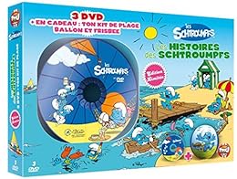 Les Schtroumpfs - Les histoires des Schtroumpfs - Coffret 3 DVD + Kit de plage (ballon et frisbee) - Édition Limitée