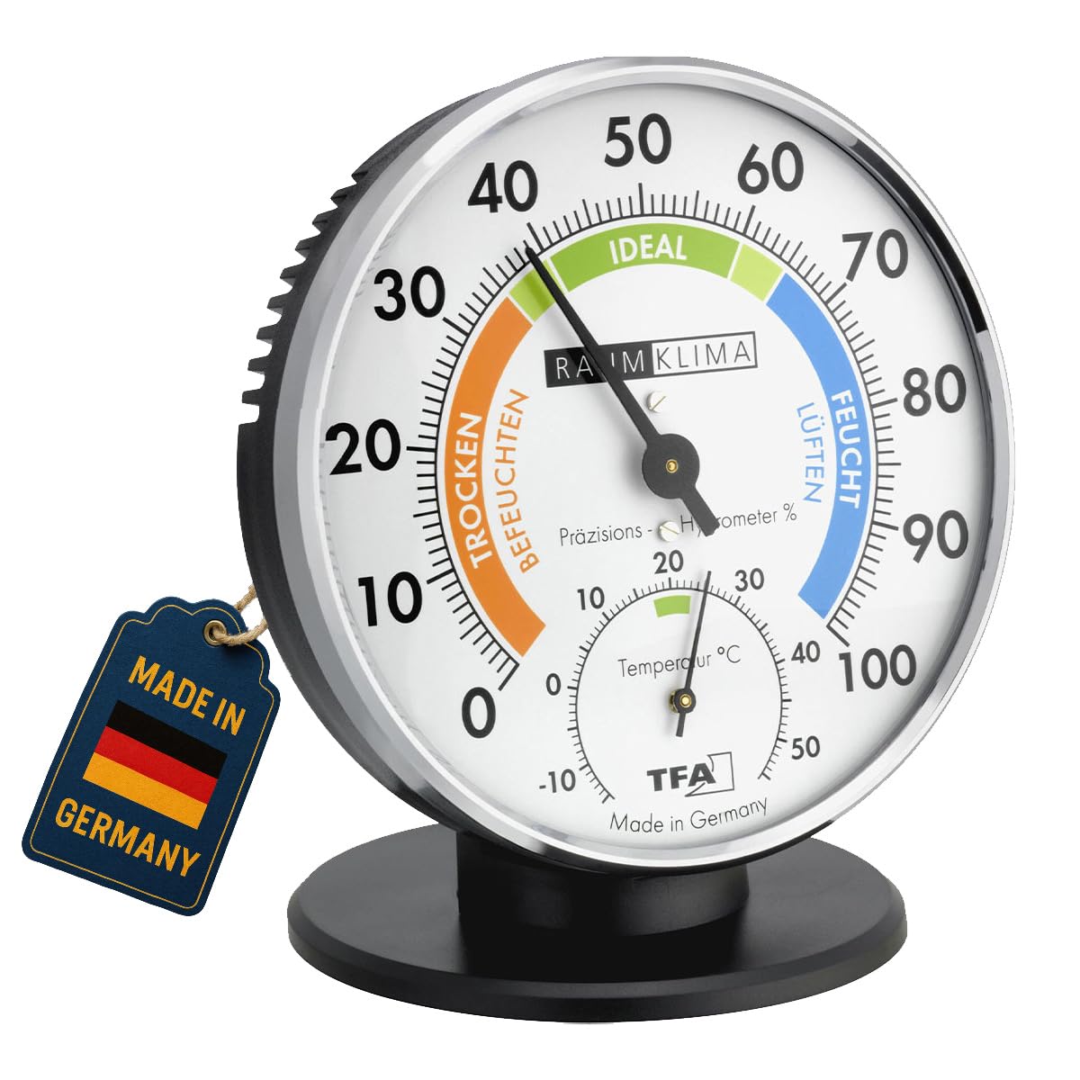 TFA Dostmann 45.2033 Thermo-Hygrometer, Multi-colour, 0.8 x 13.5 x 3.8 cm