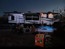 SPERUS Dual Fuel 4000W Portable Gas Generator with