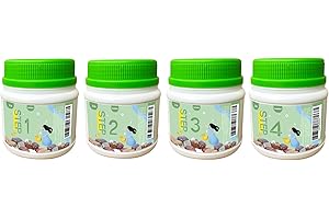 12 LBS Rock Tumbler Grit Set, Rock Tumbler Grit Refill Kit,4-Steps Supplies for Tumbling and Polishing Stones and Gems