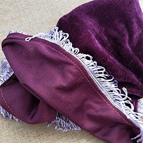 Yobeyi Gold Velvet Guzheng Dust Cover Piano Cover Guzheng Famous Musical Instrument Accessories (purple) - Thumbnail 3