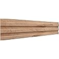 1543-4FTWMAP-Square Reeded Ambrosia Maple Accent Moulding