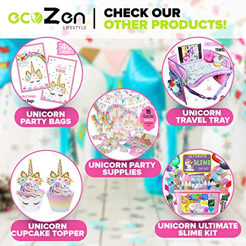 Unicorn Tablecloth, Set of 2 unicorn table cloth for birthday party, Extra-Large 108" x 54" Disposable Unicorn Table Cover, Ideal Party Supplies for Unicorn Themed Baby Shower Decorations and Unicorn Birthday Decoration for Girls - Thumbnail 5