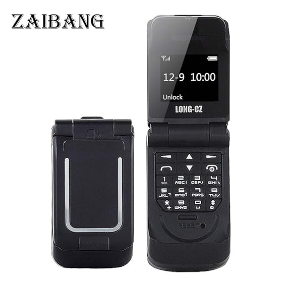Long CZ J9 Das kleinste Blutooth-Telefon Mini-Flip-Telefon 2G GSM-Kunststoff-Geschenk Voice Changer 3 in 1 Bluetooth-Headset 