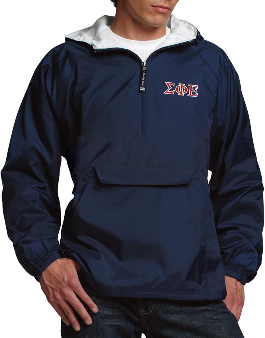 SigEp Classic 1/4 Zip Rain Jacket at Amazon Men’s Clothing store