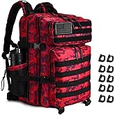 R.SASR 45L Tactical Backpack for Men Women, Military Assault Pack with MOLLE, Large 3 Day Bug Out Bag for Hiking Camping