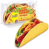 Raindrops Gummy Candy Taco with 23 Gummy Candies in a Taco Shell - Yummy Gummy Food that Looks Just Like a Taco - 4 Ounces of