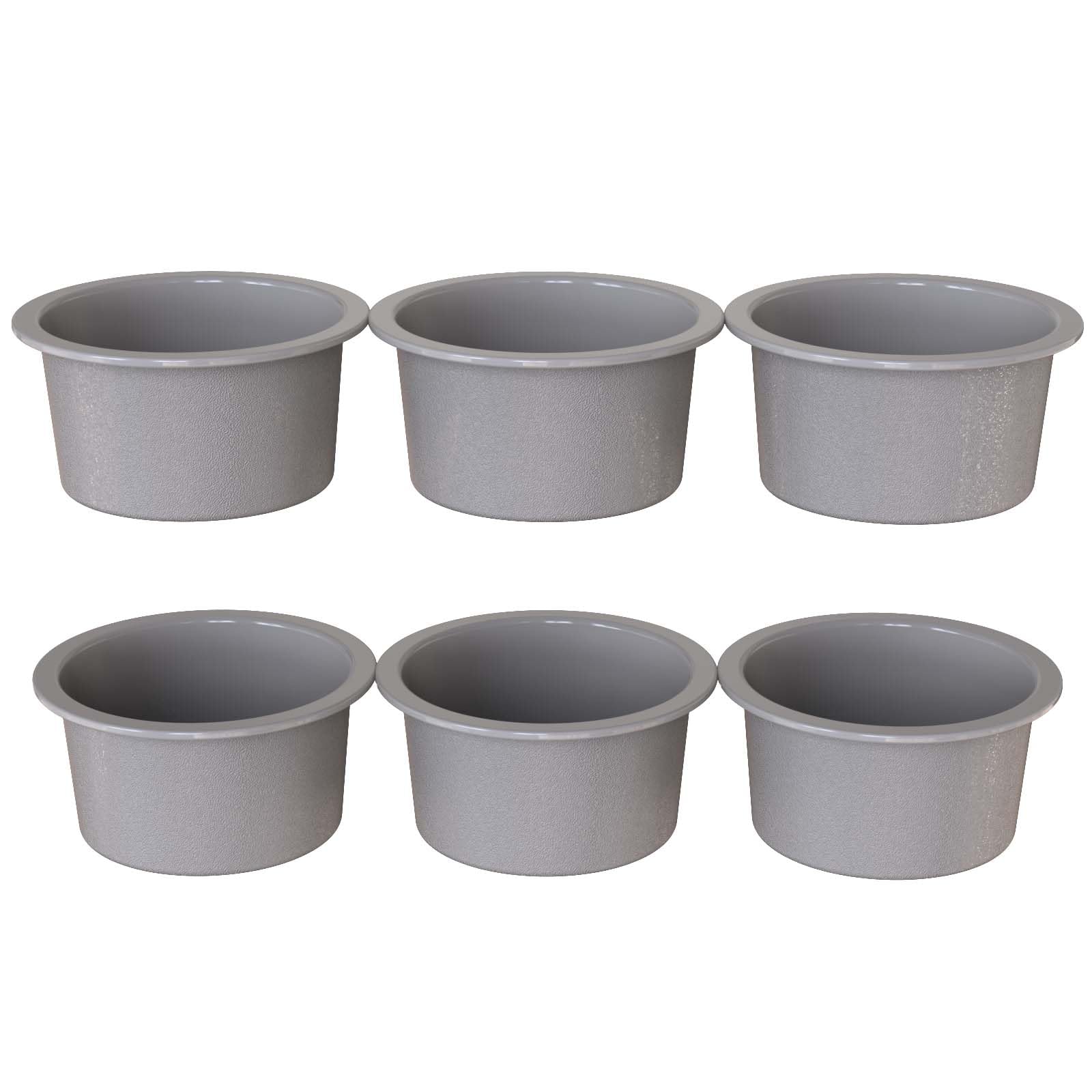 KEYFIVE Silicone 4 inch Cake Tin Round, 6 Pack 4'' Mini Cake Tins, 4inch Pie Tins for Baking Individual, 4 inch Silicone Moulds for Small Sponge Cakes, Meat Pork