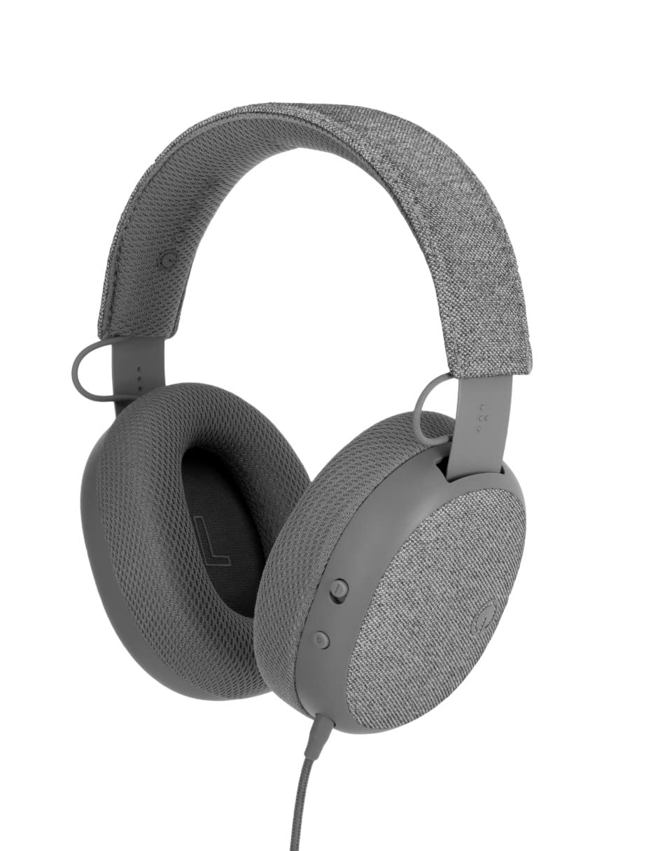 ONANOFF Concentration HiFi Over Ear Stereo Headset Over Ear Headset, Noise Cancelling Grey