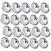 BQLZR 20mm Dia Clear Crystal Diamante Round Buttons Tufting Sofa Upholstery Headboard Pack of 20