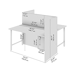 Bush Business Furniture 60-inch 2 Person Office