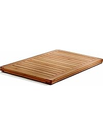 Bamboo Bath Mat Shower Floor Mat Non Slip, Made of 100% Natural Bamboo, By Bambusi