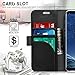 FYY [Genuine Leather Wallet Case for Samsung Galaxy S8 2017, Handmade Flip Folio Wallet Case with Kickstand Card Slots Magnetic Closure for Samsung Galaxy S8 2017 Black