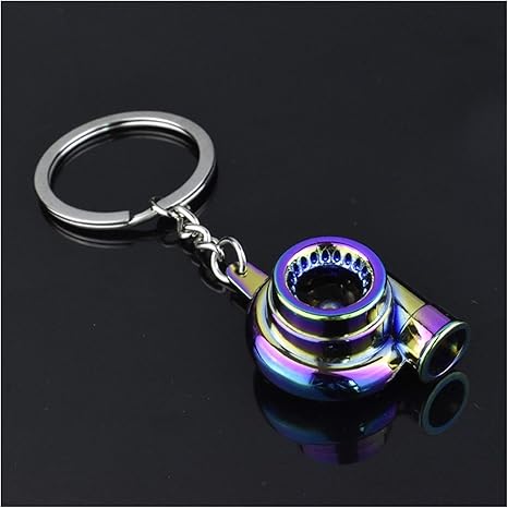 Amazon Co Jp キーホルダー 1 Pcメンズキーリング新しいミニターボターボチャージャーキーホルダーの人気ファッションの回転タービンのキーチェーン Color 06 ホーム キッチン