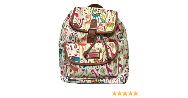 lily bloom giraffe backpack