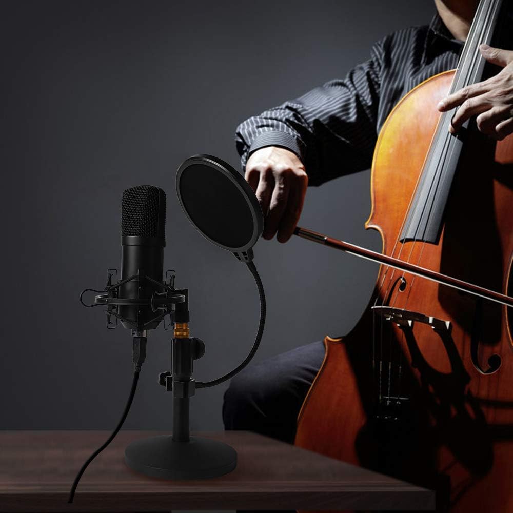 USB Microphone Kit 192KHZ/24BIT MAONO AU-A04T PC Condenser Podcast Streaming Cardioid Mic Plug & Play for Computer, YouTube, Gaming Recording: Musical Instruments