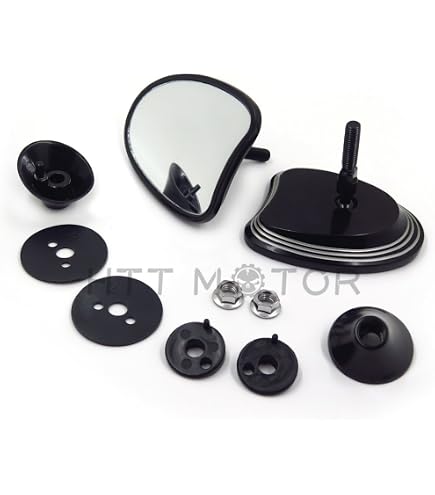 Pair Of Black Batwing Fairing Mount Rearview Mirrors For Harley Touring FLHT 1996-2013