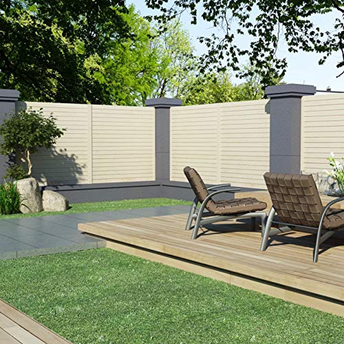 Tidyard Gartenzaun Zaunelement Bohlenzaun Holzzaun Bretterzaun Fichtenholz Sichtschutzzaun Gartenzaun Terrassenzaun… – Bild 3