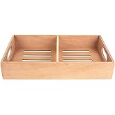 Mantello Cigars Spanish Cedar Cigar Tray - Adjustable Divider, Fits Large Humidors, for Humidor or Walk-in Closet 12.5" x 7.5