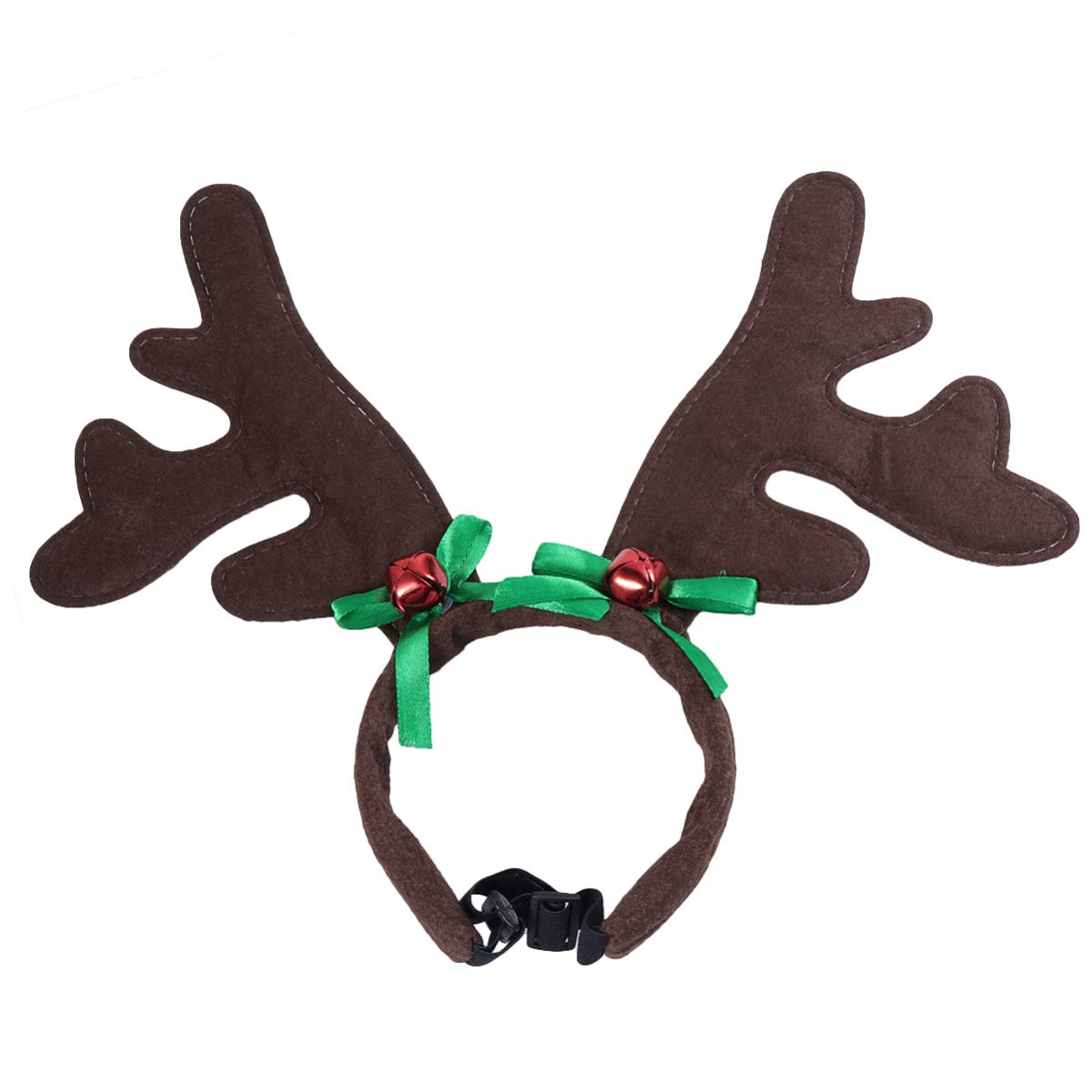 Holiday Dog Headband Pet Reindeer Antlers Hairband Cat Elk Headwear Xmas Pet Photo Prop for Dogs Pets Cats