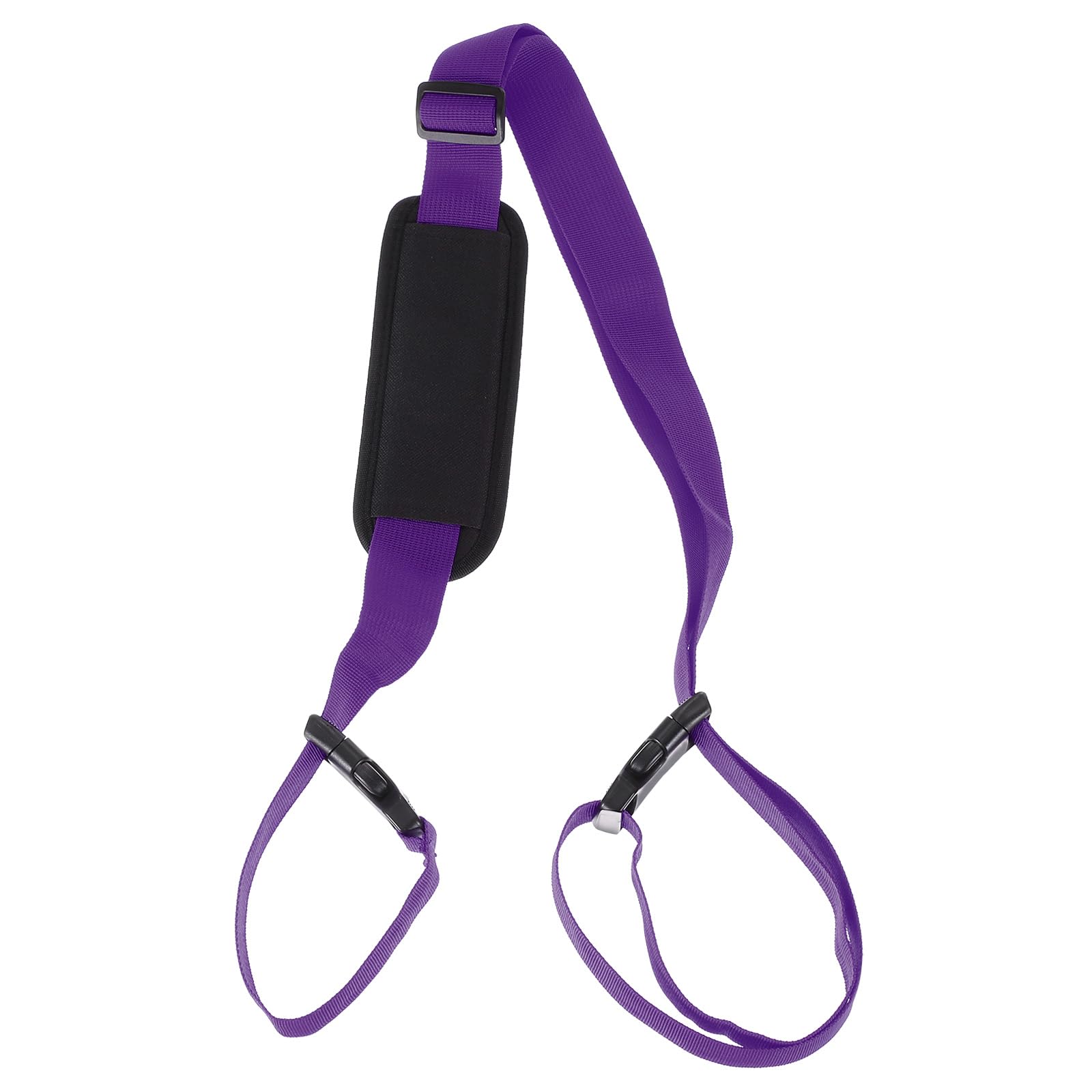 PATIKIL Carrying Beach Chair Straps, Adjustable Beach Chair Straps Shoulder Carrying Straps for Folding Chair Backpack, Purple