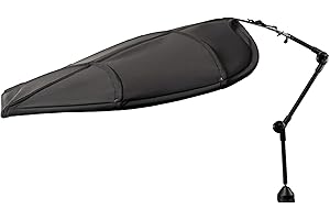 Fabric Cubicle Shade Leaf – Durable Cubicle Light Shield - Office Leaf to Block Overhead Light - Cubicle Privacy Leaf Canopy 