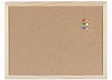 Bi-Office MC010012010 400 x 300 mm Cork Notice Board Wood Frame