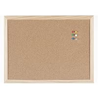 Indigo Premium Korktafel 60x40 Cm – Mit Holzrahmen, Selbstheilend, Inkl. Pins