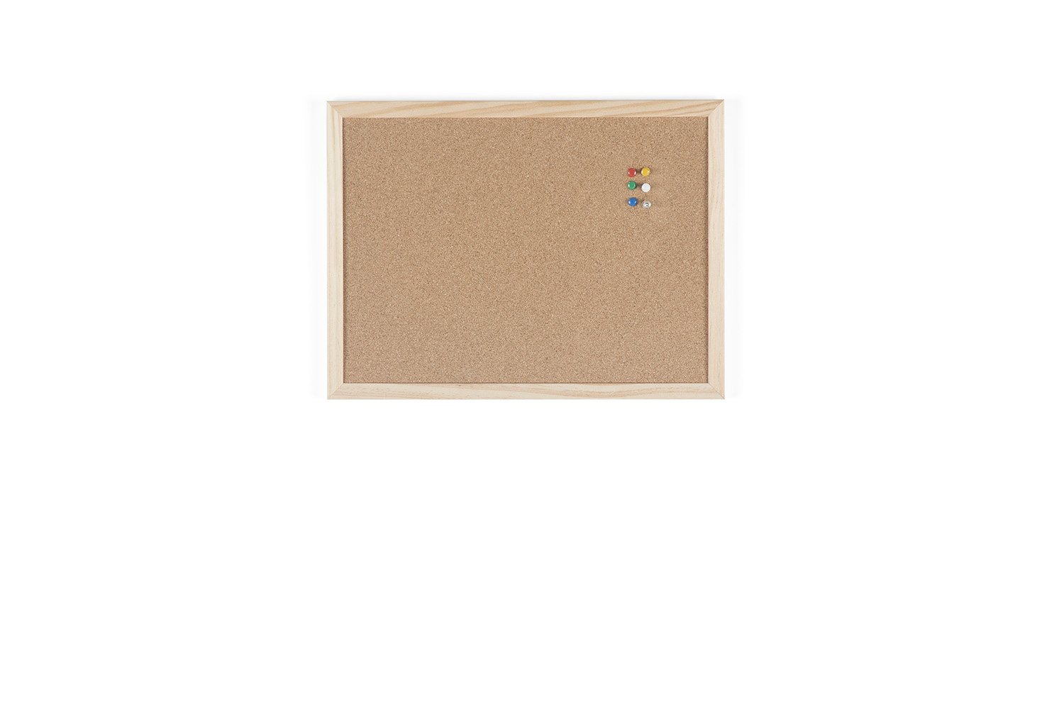 Bi-Office MC010012010 400 x 300 mm Wood Frame Cork Notice Board