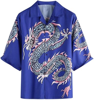 mens slim hawaiian shirt