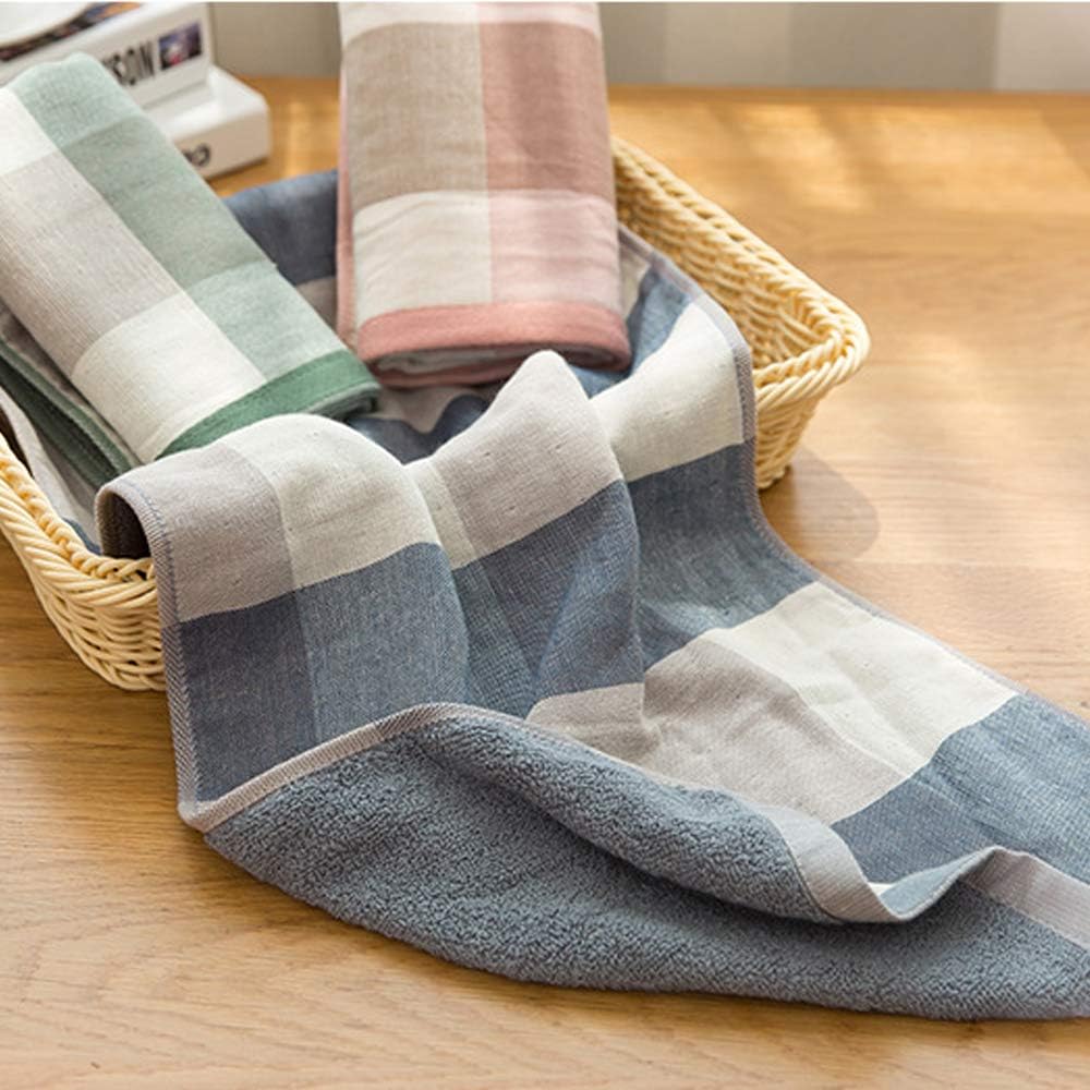 100% Cotton Checkered Hand Towels Set of 3 (14 x 30 Inch) Buffalo Plaid Double-Sided Design Soft Absorbent Durable Towels for Bath, Hand, Face, Gym and Spa (Large Plaid): Kitchen & Dining