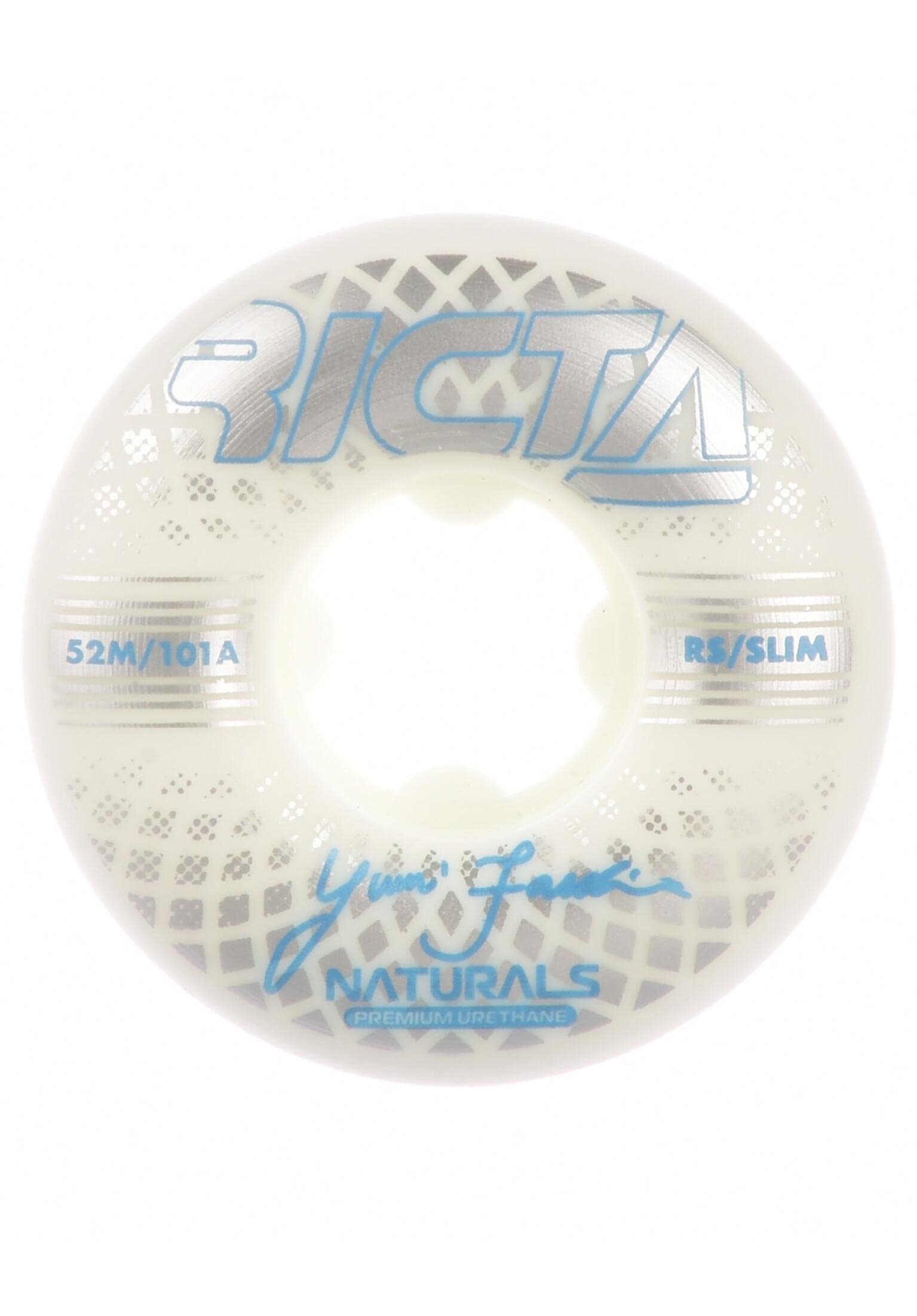 Ricta Facchini Reflective Naturals Slim 101a Skateboard Wheels - White 52mm