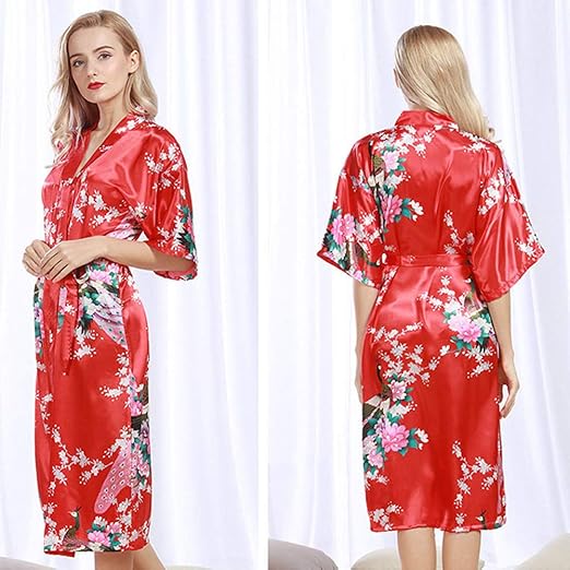 bridesmaid dressing gowns silk