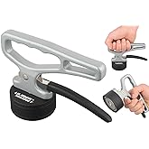 ULIBERMAGNET Strong Magnetic Pickup Tool,Strong Lift Magnet with Quick Release,Portable Material Collector with Ergonomic Handle for Iron Plate,Tool Steel,Laser Cutting