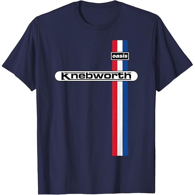 Amazon.com: Men's Oasis 1996 Tour Horizontal Stripes T-Shirt Small