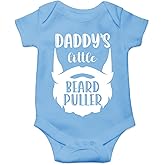 Daddy's Little Beard Puller - Funny Baby Essentials Bodysuit - Cute Newborn Baby Girl Clothes