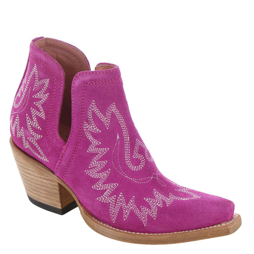 ARIAT Women's Dixon Western Boot - Haute Pink Suede, 7 Medium Image