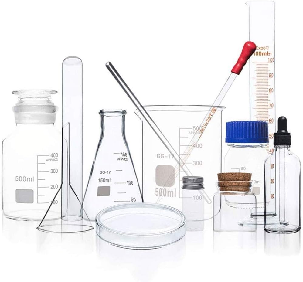 5 Entonnoirs En Verre Triangulaires Pour Laboratoire - Taille 11x6.1cm - Réutilisables, Faciles à Nettoyer - Pour Chimie Analytique