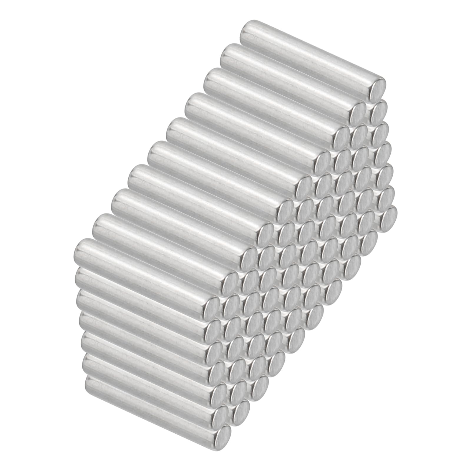 PATIKIL 304 Stainless Steel Dowel Pins 3 x 16 mm, 50 Pack Metal Dowel Pins Shelf Pegs Support Shelves Bunk Bed Fasten Elements Hardware for Furniture Fixing Component Position