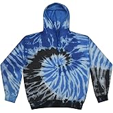 Colortone Tie Dye Cloud Fleece Hoodie for Women and Men - Loose Fit Fleece Sweatshirts - The Inside-Out Hoodie