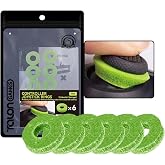 TALONGAMES Joystick Precision Rings, Aim Assist Target Motion Control Compatible with PS4, PS5, Xbox Series X/S, Xbox One, Xbox 360, Switch Pro and Scuf Controller (Green - Soft - 4H)