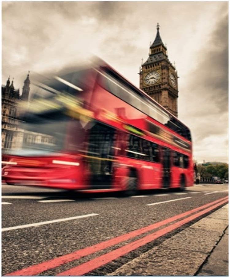 Jigsaw Puzzle 300-5000 Pieces Retro Building Series Big Ben London for Adults Kids - Unique Cut Interlocking Pieces Fit Together Perfectly (Decorative Paintings) (Size : 5000pcs)
