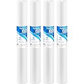 PUREPLUS 20 Micron 20" x 2.5" Whole House Sediment Home Water Filter, 20-inch Sediment Pre-Filtration, Replacement Cartridge Aqua Pure AP110-2C, Pentek P1-20/SP-P1-20/PX01-20, Watts FPMB5-20, 4PACK