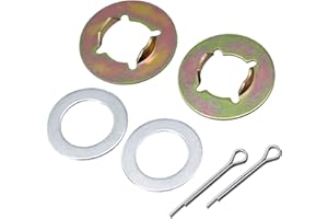 Front Wheel Washer Replacement Parts Compatible with Multiple Models Including Cotter Pins & Hardened Thrust Washers